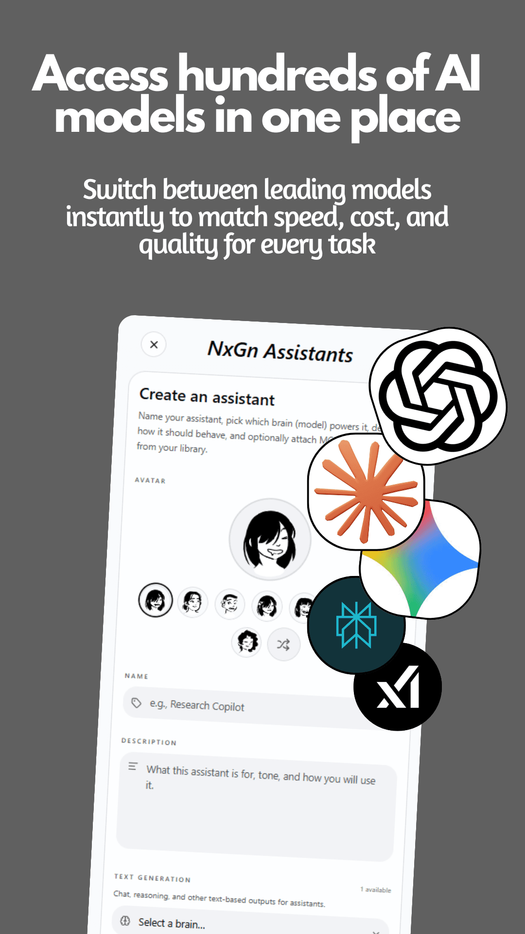 Access third-party AI models in one place