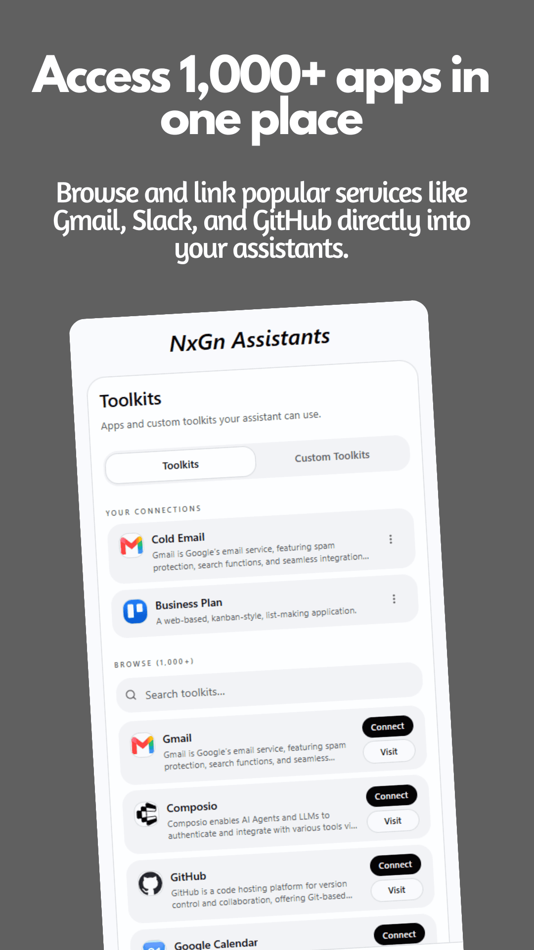 Access 1,000+ apps in one place